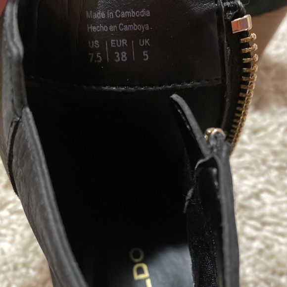 Black Aldo Booties - Picture 5 of 6